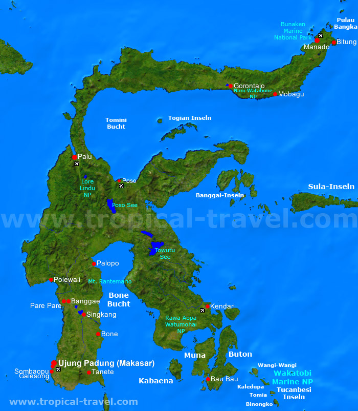 Sulawesi Karte